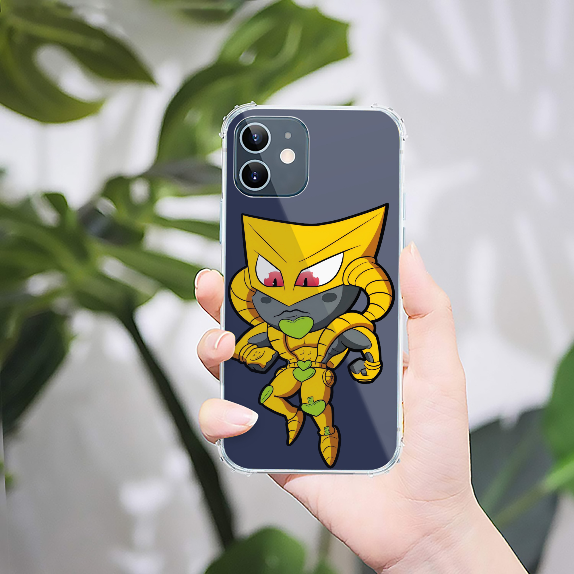 （画像用） ジョジョの奇妙な冒険 ディオ?ブランドー JoJo's Bizarre Adventure Dio Brando 【iPhone 12シリーズ対応】透明スマホケース（クリアソフトケース）